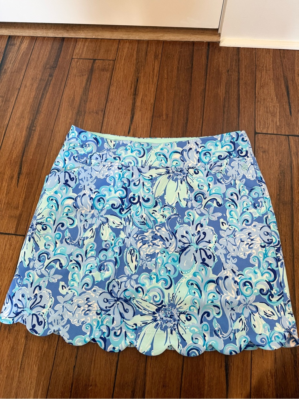Lilly Pulitzer Monica Scalloped golf skort